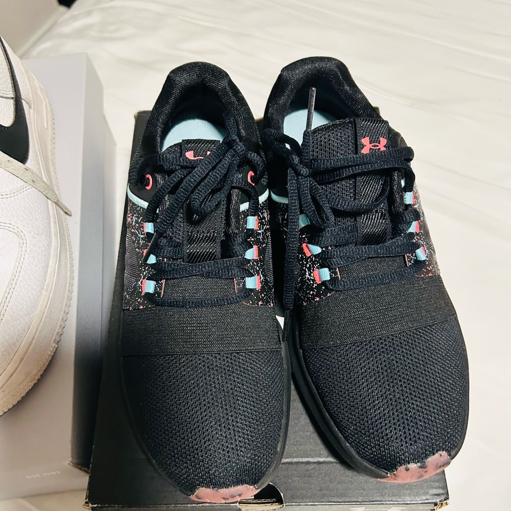 Under Armour Black and Pink Sneakers for Everyday Comfort